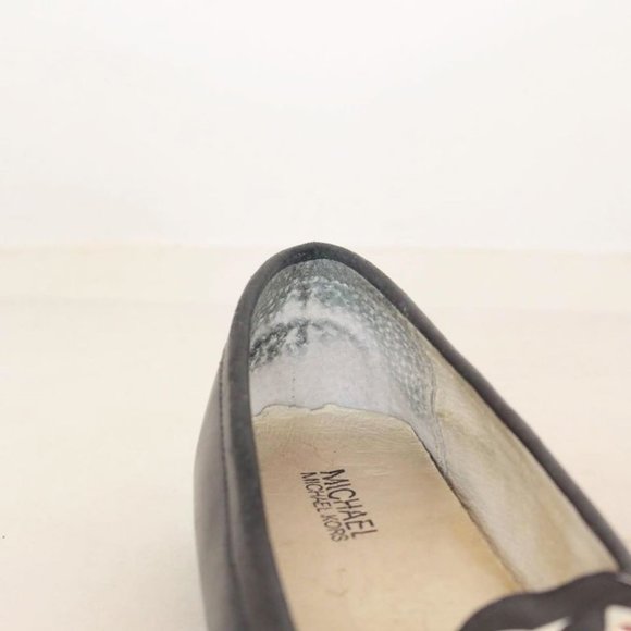 MICHAEL KORS Black Leather Loafers - Picture 6 of 6